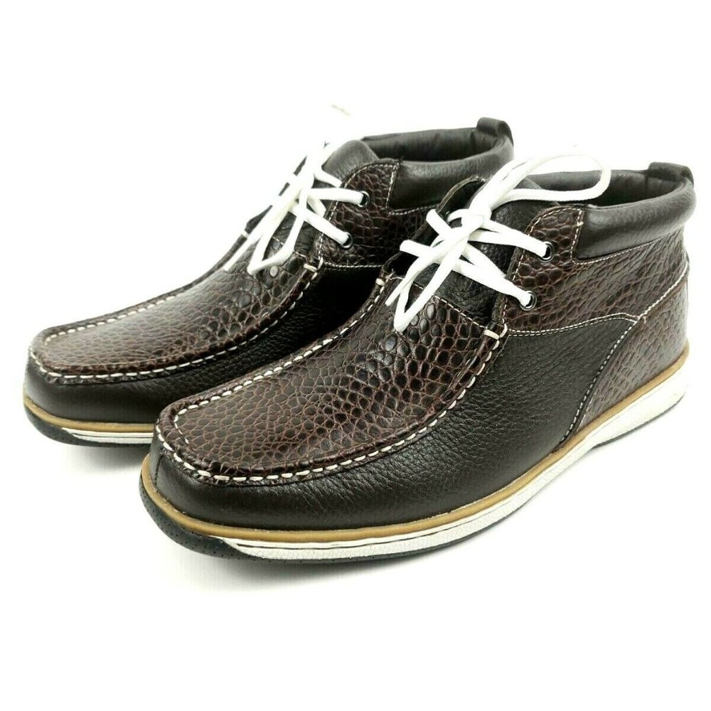 Stacy Adams Leather Lace up Ankle Boot Comfort Wal